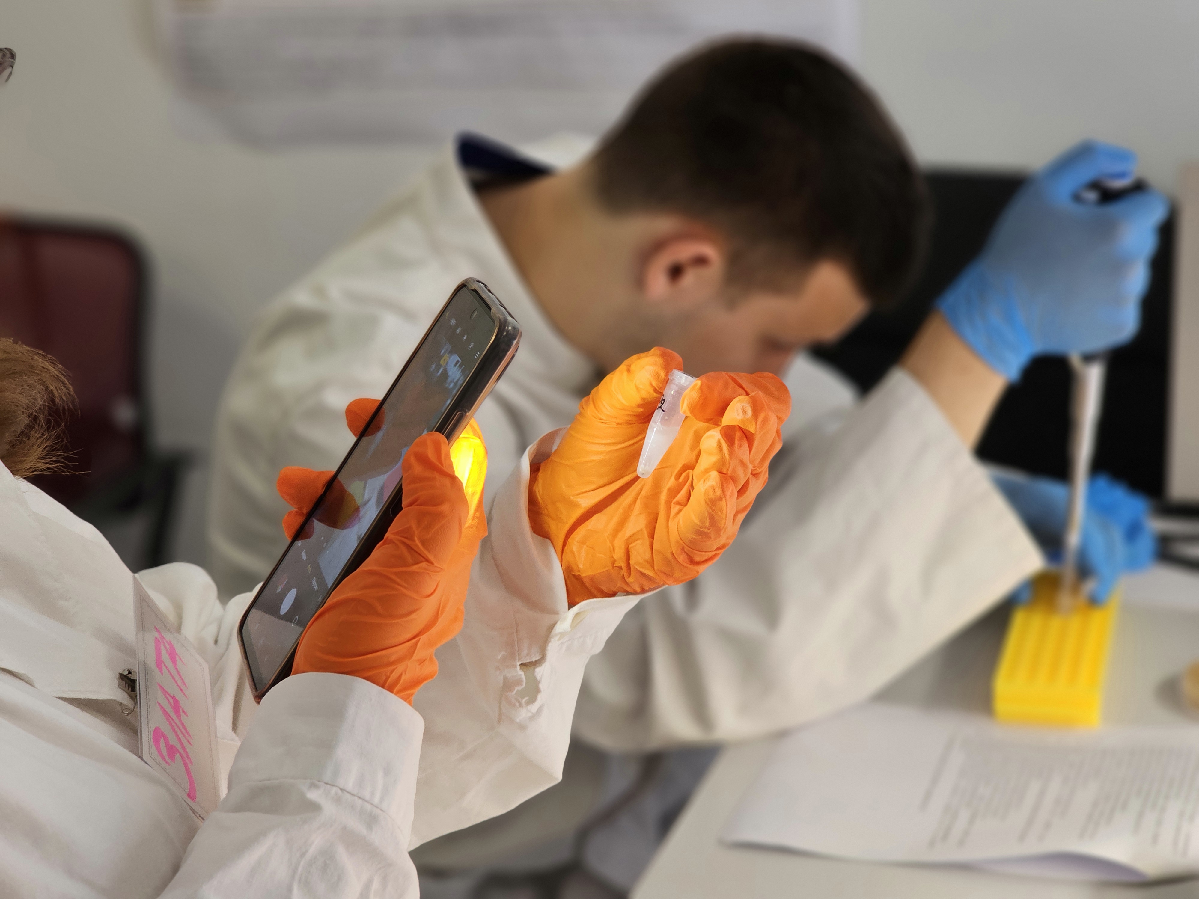 Students working in a lab 2